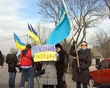 Акція Крим-Україна. Фото: скріншот YouTube-відео