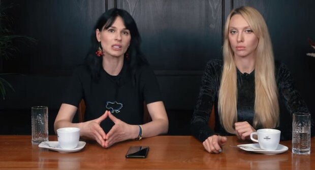 Оля Полякова та Маша Єфросиніна. Фото: скріншот YouTube-відео