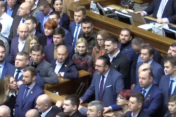 Партия Слуга народа. Фото: скриншот заседания Верховной Рады