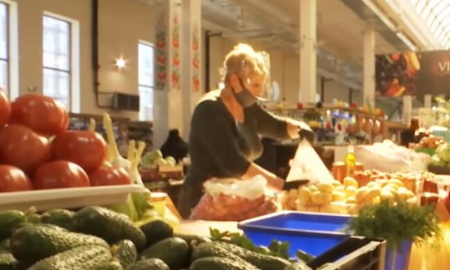 Украинские рынки. Фото: скриншот Youtube