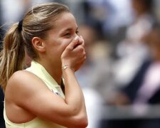 Мая Хвалинская на корте Ролан Гаррос 2026