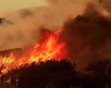 Пожар в Украине. Фото: скриншот YouTube