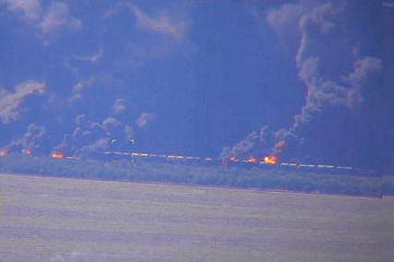 ЗСУ рознесли військовий склад орків на Запоріжжі - кадри