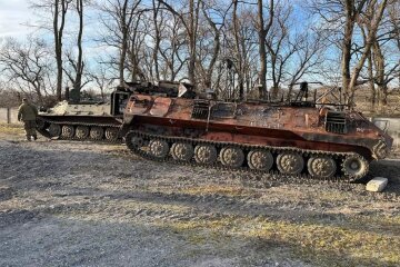 Разбитая техника РФ. Фото: Facebook