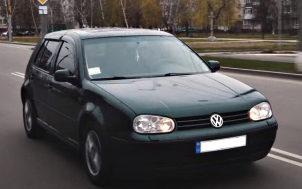 "Volkswagen Golf" . Фото: скріншот YouTube-відео.