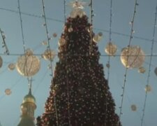 Главная елка в Киеве. Фото: скриншот YouTube-видео