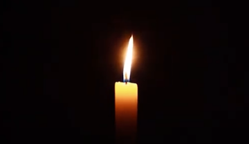 Свеча скорби. Фото: скриншот YouTube-видео