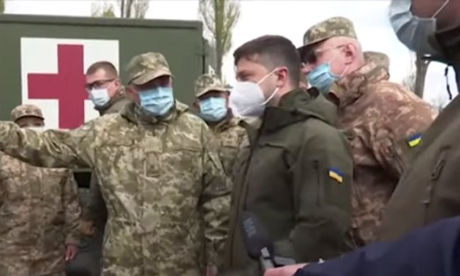 Визит Владимира Зеленского в Донецкую область. Фото: скриншот Youtube