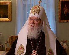Патриарх Филарет. Фото: скрин Youtube