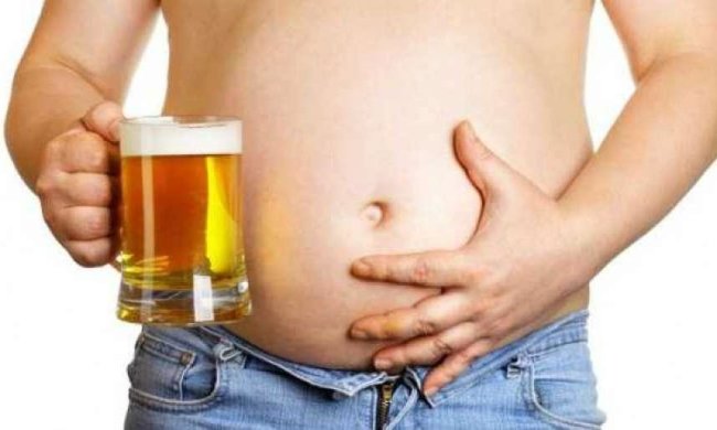 Пивной животик