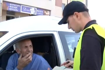 Співробітник патрульної поліції. Фото: скріншот YouTube-відео