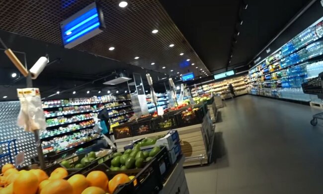 Супермаркет. Фото: YouTube, скрин