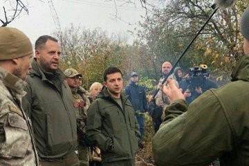 Владимир Зеленский на Донбассе