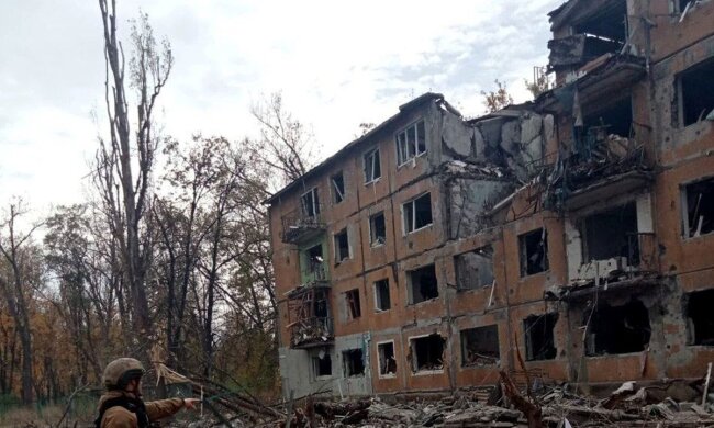 Разрушенный дом армией рф. Фото: Нацполиция Украины