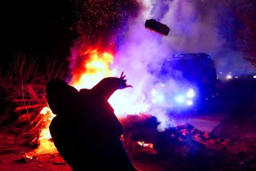 Новосанжарский позор, фото: unian.net