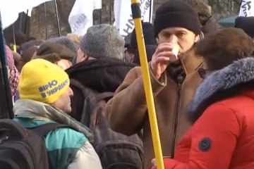 Акция протеста. Фото: скриншот YouTube