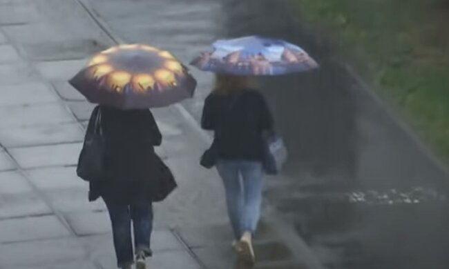 Дождь. Фото: скриншот YouTube-видео