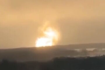 Вибух. Фото: скрін відео NV