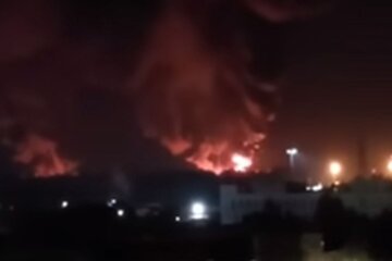 Вибух. Фото: скріншот YouTube-відео