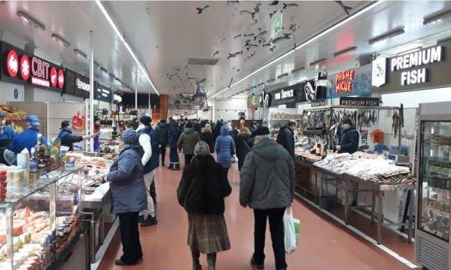Рыбный ряд на Столичном рынке, фото: prosto-vova - LiveJournal