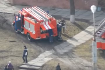 Пожар в Киеве