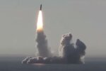 Запуск російської ракети з моря. Фото: скріншот YouTube-відео