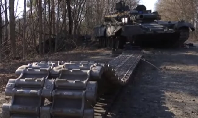 Танк рф. Фото: скриншот YouTube-видео