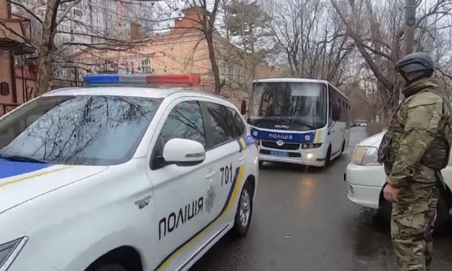 Полиция. Фото: скрин видео пресс-службы ГУ НП Одесской области
