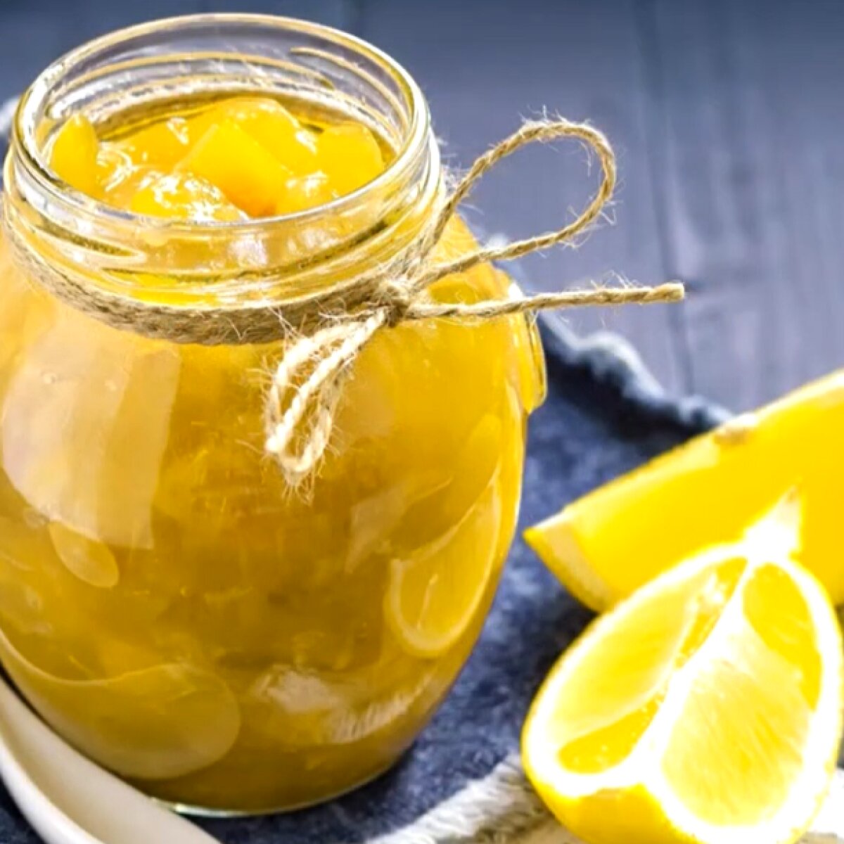 Лимонное варенье с имбирем