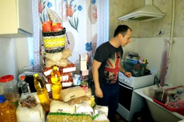 Запас продуктов. Фото: скриншот YouTube-видео