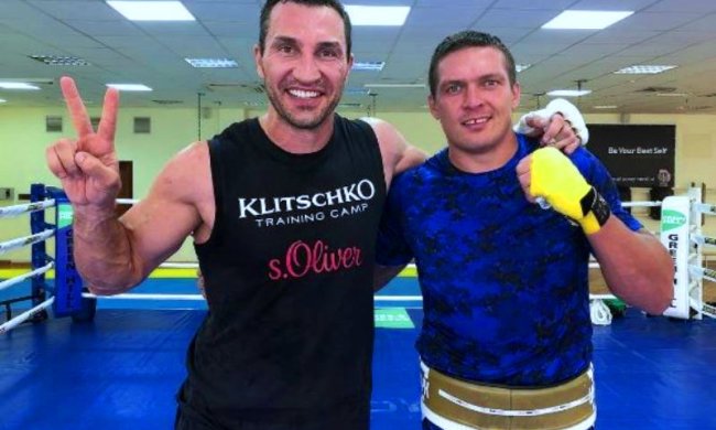 Владимир Кличко и Александр Усик. Фото: Fightnews.info