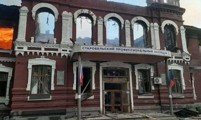 Старобільськ, Луганська область — вибух після ураження штабу БпЛА підрозділу «Рубікон»