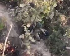 Російські окупанти. Фото: скріншот Telegram-відео
