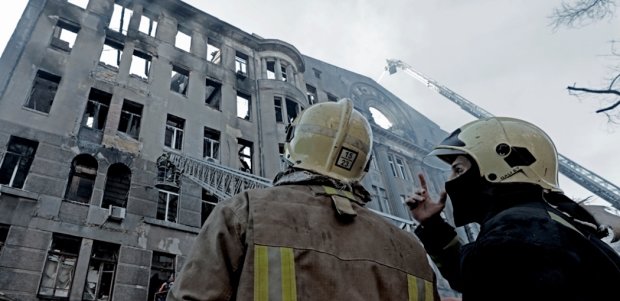 пожар в Одессе, фото: LIGA.net