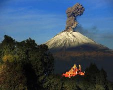 Вулкан с неприличным названием выбросил 5-километровый столб пепла