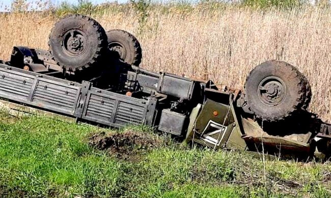 Розбита техніка окупанта. Фото: Генштаб ЗСУ