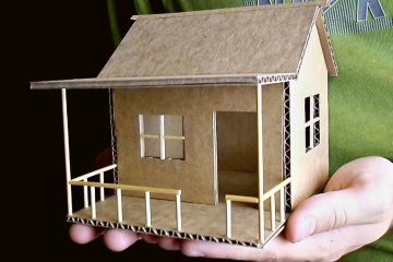 дом из картона