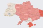 Карта тривог, сирена, війна, укриття. Фото: скріншот YouTube-відео