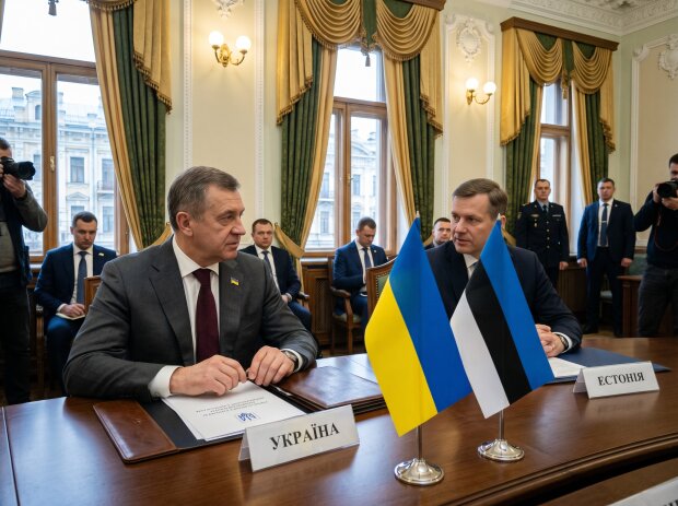 Естонія Україна переговори прапори дипломатія