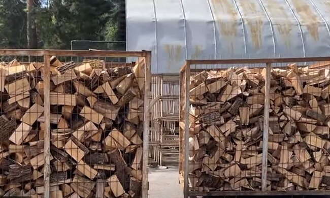 Дрова. Фото: скріншот YouTube-відео