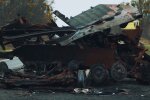 Розгромлена техніка окупантів. Фото: YouTube, скрін