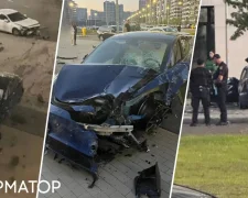 П'яний підліток на Tesla протаранив авто в Києві