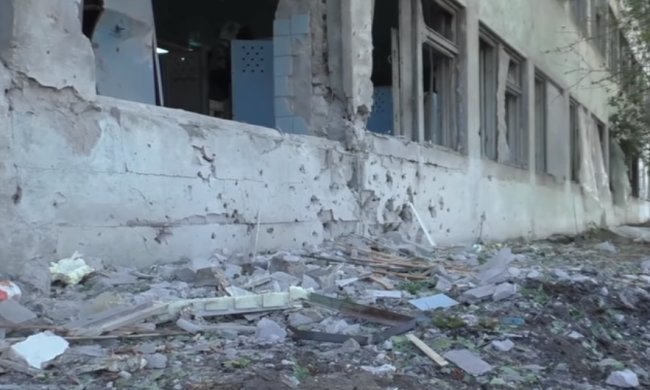 Донбасс, разрушения, фото: скриншот с YouTube
