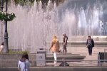Спека у столиці. Фото: скріншот YouTube-відео