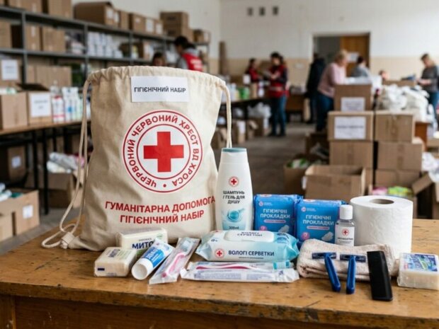 Гігієнічний набір Червоного Хреста для ВПО