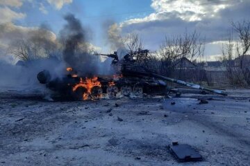 Разбитая техника РФ. Фото: скриншот YouTube-видео