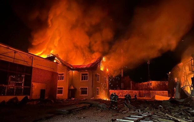 Пожар. Фото: Нацполиция Украины