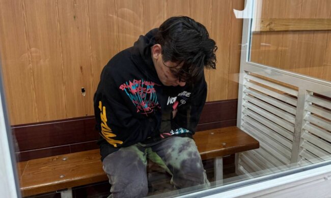 Суд над ТЦКашниками, що фігурують у справі розбою в Одесі. Фото: Telegram