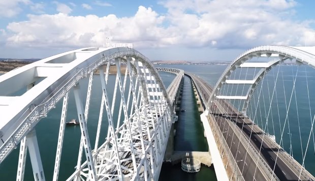 Крымский мост. Фото: скрин youtube