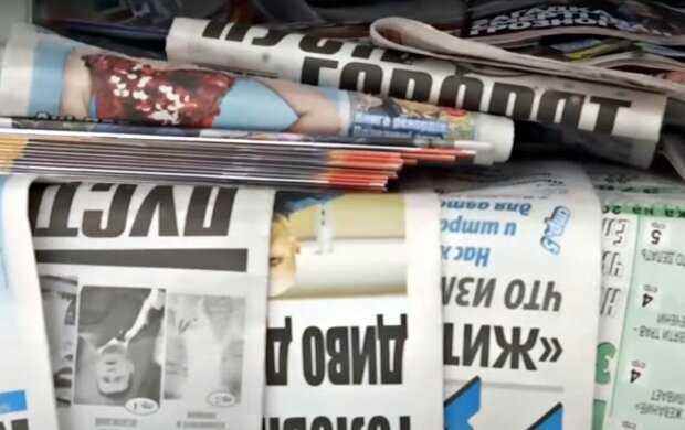Газети і журнали. Фото: скріншот Youtube-відео